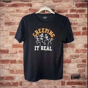 Old Navy Creeping It Real Skeleton Graphic Tee